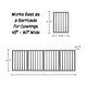 preview thumbnail 4 of 11, 4-Panel Modern Indoor Foldable Dog Gate - 73x24-Inch MDF Freestanding Pet Fence