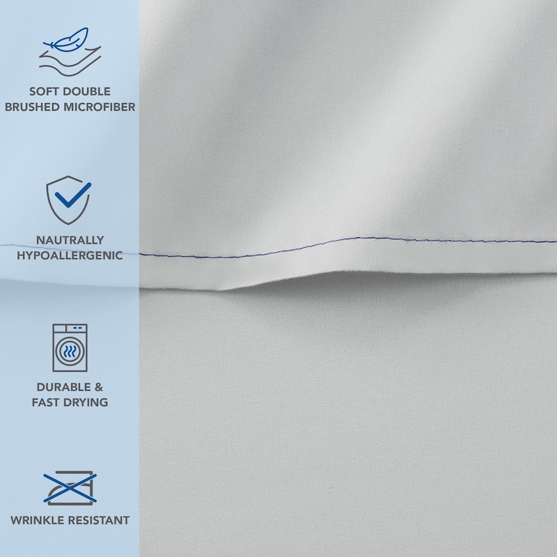 Host & Home Microfiber Flat Sheets (6 Pack)