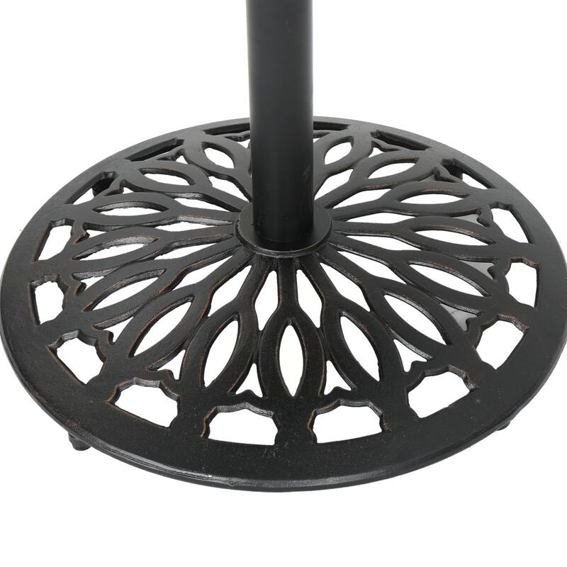 Arlana Outdoor 3-piece Aluminum Bar Set with Umbrella Hole by Christopher Knight Home