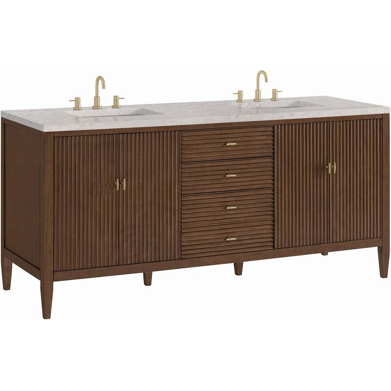 James Martin Vanities 485-V72-FEJP Myrrin 72" Free Standing Double