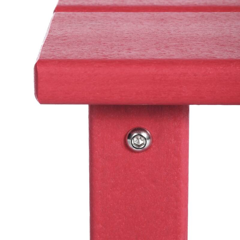 Laguna Kids Outdoor Poly Adirondack Chair With Side Table 3-Piece Set