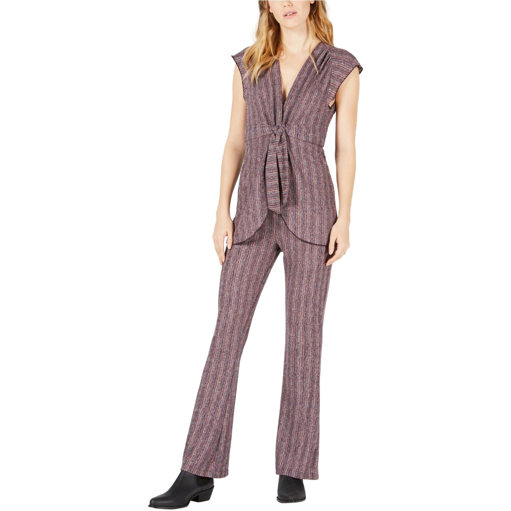 Shop Free People Womens In Your Eyes Set Pant Suit Purple Large