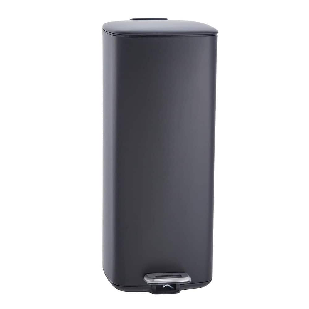 8 Gallon Step-On Kitchen Trash Can, Garbage Can for Home Office Bedroom