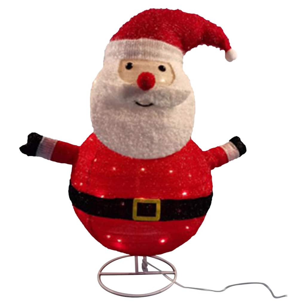 Sienna LED Warm White Santa 2.5 ft. Yard Decor - Red