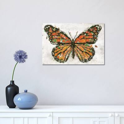 iCanvas "Monarch Butterfly" by Barrett Biggers Canvas Print