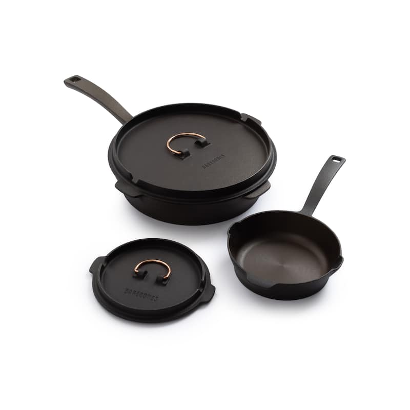 Barebones All-In-One Cast Iron Skillet