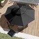 preview thumbnail 13 of 33, VredHom 11.5FT Dual Wind Vent Offset Cantilever Canopy Patio Umbrella