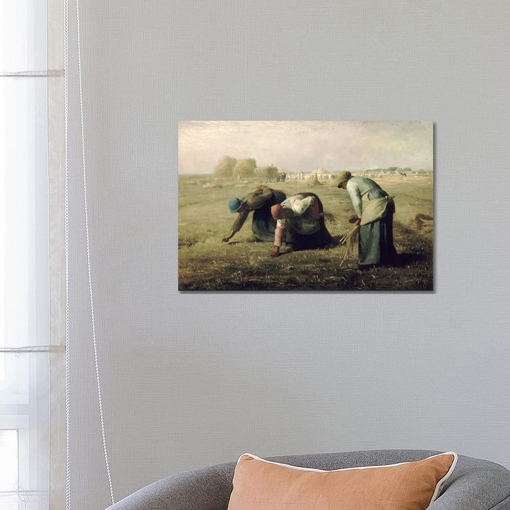 iCanvas "The Gleaners" by Jean-Francois Millet Canvas Print