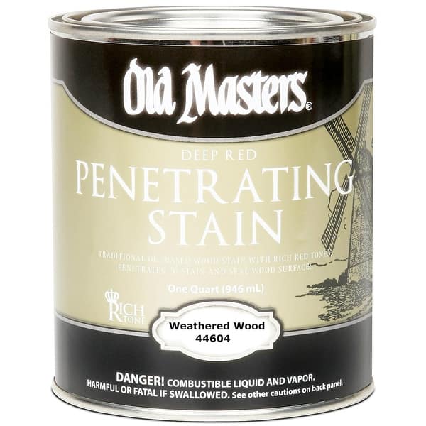 Shop Old Masters 44604 Penetrating Stain Weathered Wood One