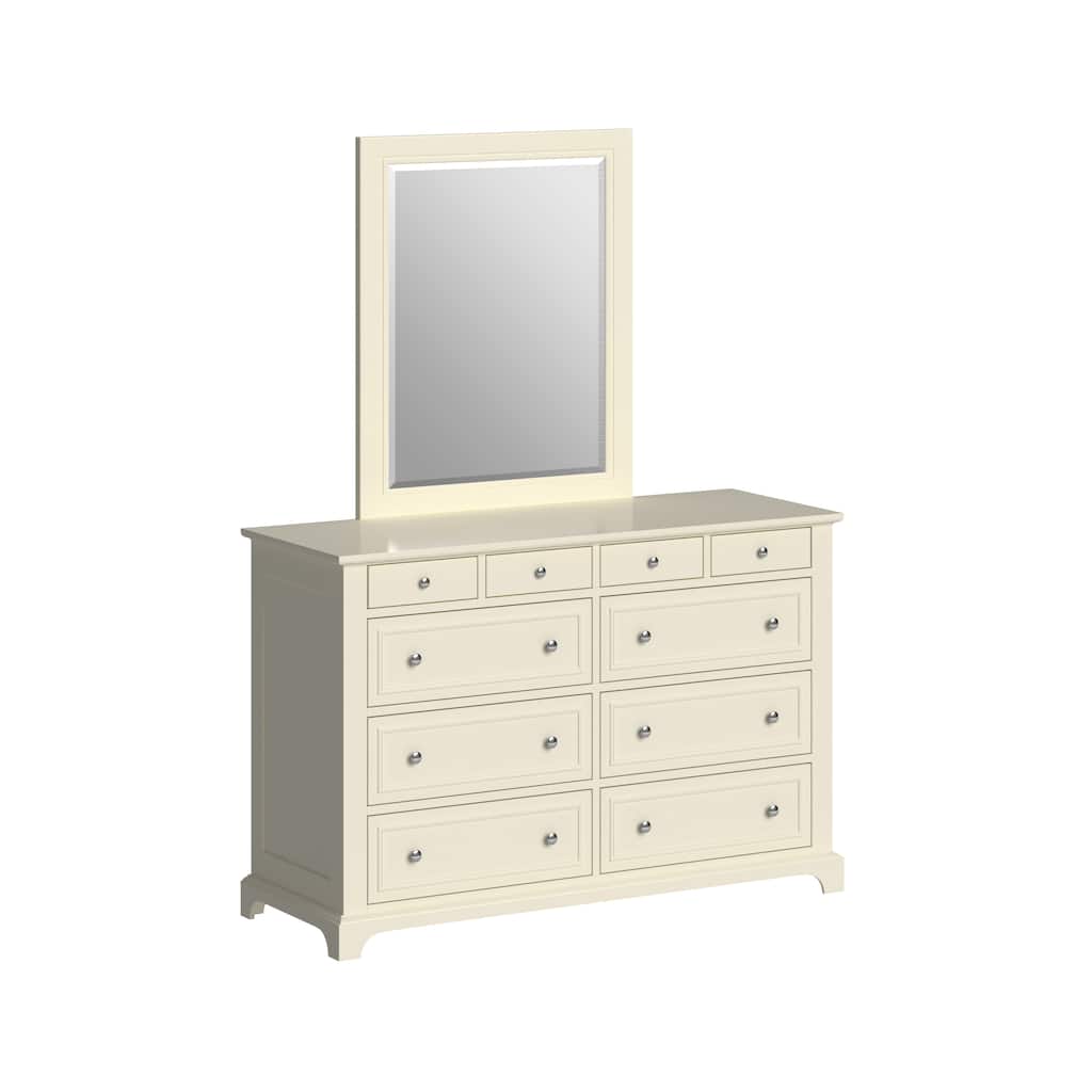 Copper Grove Stanislaus White 8-drawer Dresser with Optional Mirror
