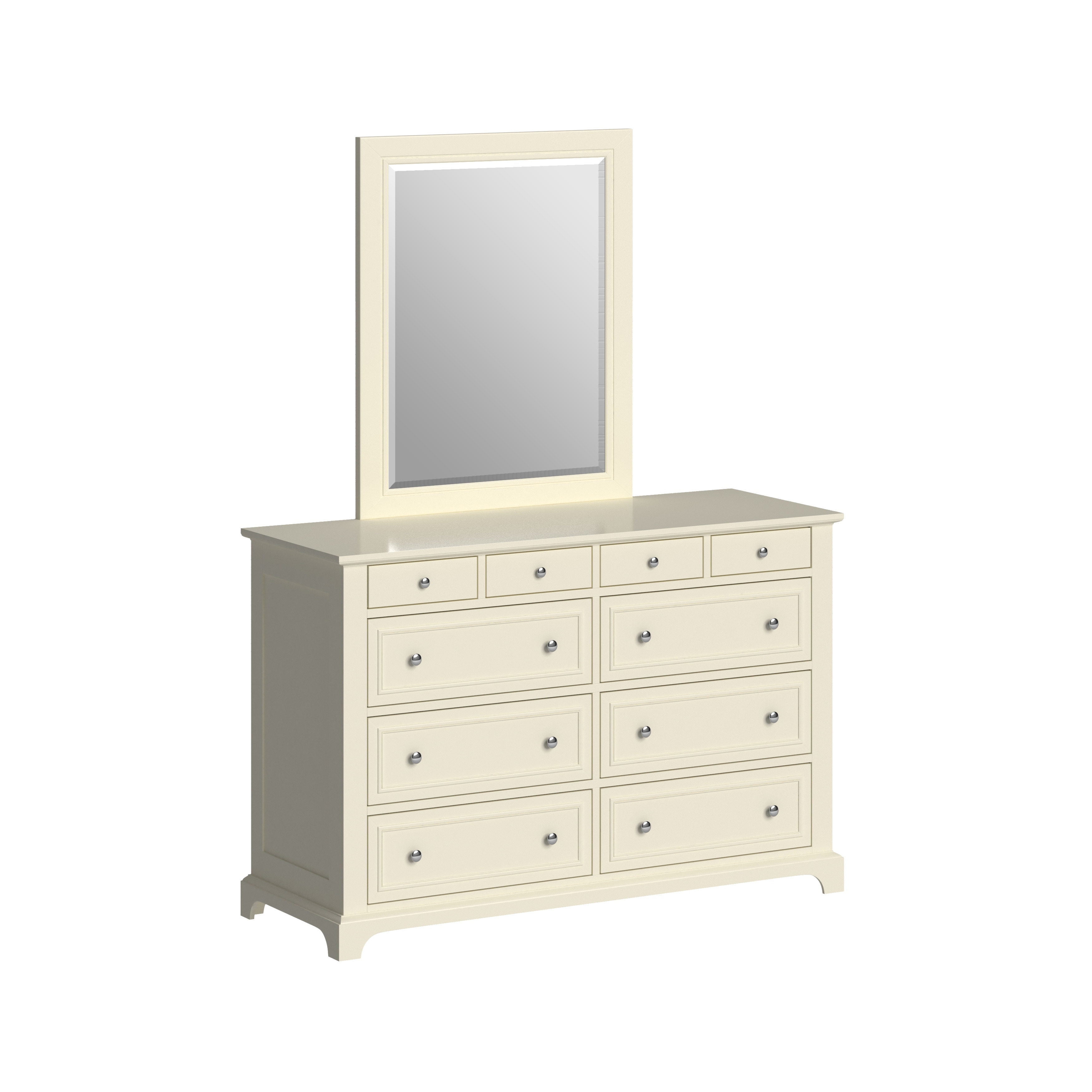 Copper Grove Stanislaus White 8-drawer Dresser with Optional Mirror
