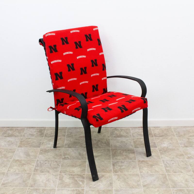 Nebraska Cornhuskers 2pc Chair Cushion