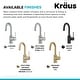 preview thumbnail 71 of 124, Kraus Oletto Single Handle 1-Hole Kitchen Bar Faucet