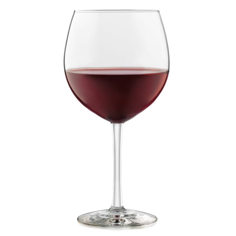 Libbey Vineyard Reserve 8-Piece Wine Glass Party Set for Chardonnay and Merlot/Bordeaux - Set of 8