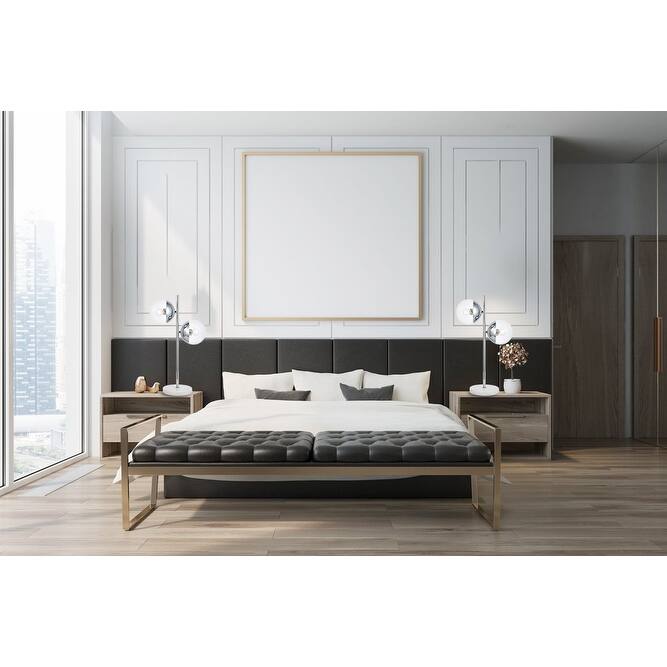 2-Light Table Lamp with Clear Glass