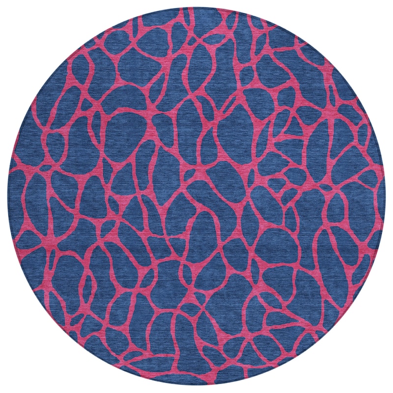 Machine Washable Indoor/ Outdoor Contemporary Chantille Rug