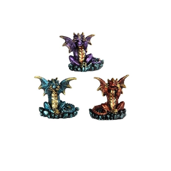 Design Toscano 3 Piece Myths and Legends Raven Statue Set 