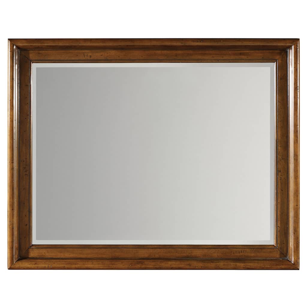 Tynecastle Landscape Mirror - Warm Chestnut-Colored Alder - 48.25"W x 38.25"H x 2.5"D