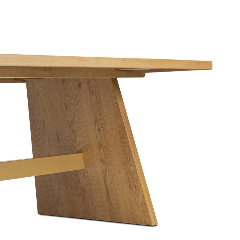 Poly & Bark Reims Wood 86.5" Dining Table