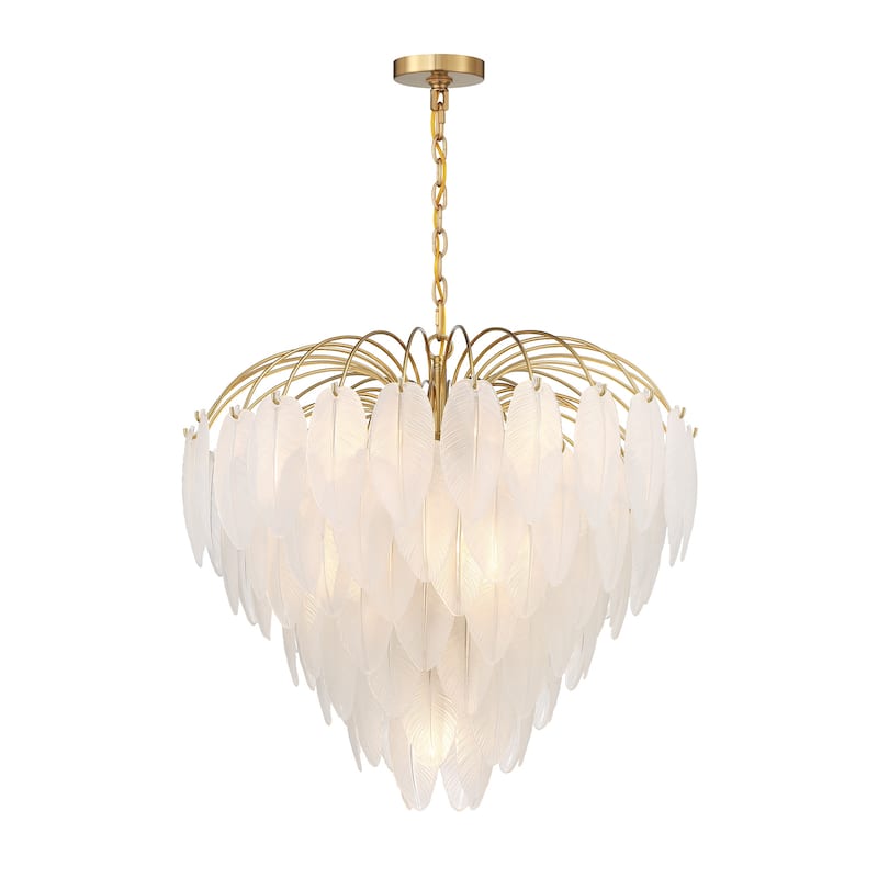 Savoy House 1-3504-9 Boa 9 Light 27" Wide Waterfall Chandelier