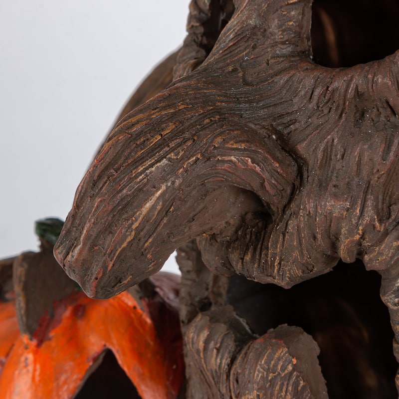 Battery Operated Lighted Resin Haunted Tree