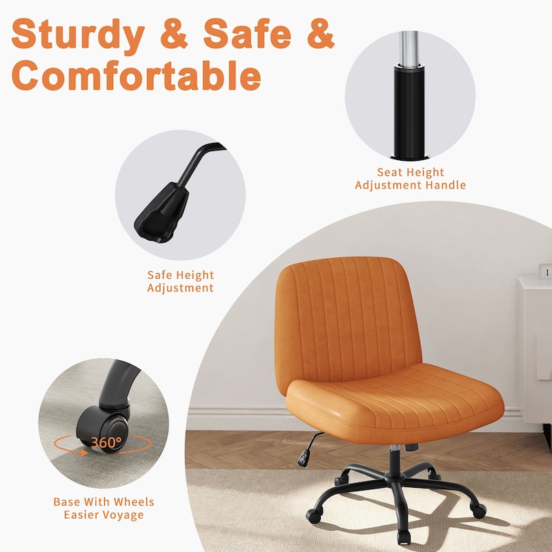 Futzca Swivel Office Ergonomic Chair with Adjustable Height & Tilt