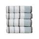 Luxurious Cotton Decorative Stripe Towel Set