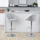 preview thumbnail 28 of 84, Porch & Den Livesey High Back Adjustable Bar Stool with Rounded T Footrest (Set of 2)