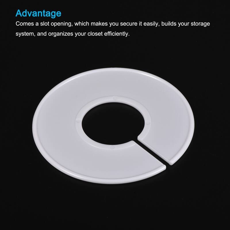 Clothes Dividers Blank Rack Size Sorting Wardrobe Round Hanger