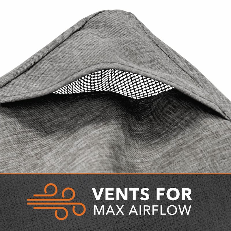 Modern Leisure Garrison Waterproof Offset Umbrella Cover, Granite - 33" x 1" x 96.5"