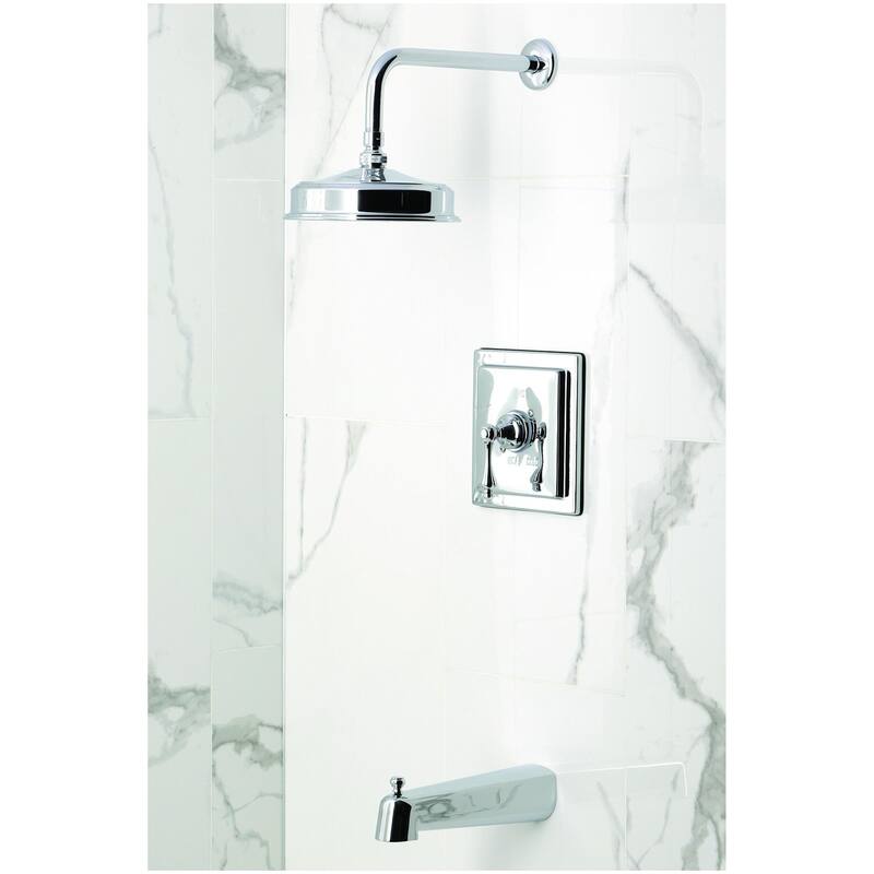 Kingston Brass KB589.AL Revival Tub and Shower Trim Package with 1.8