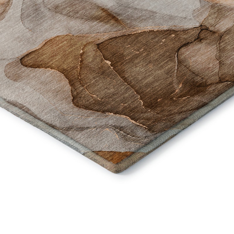 Premium Washable Super Soft Abstract Watercolor Mayfield Rug