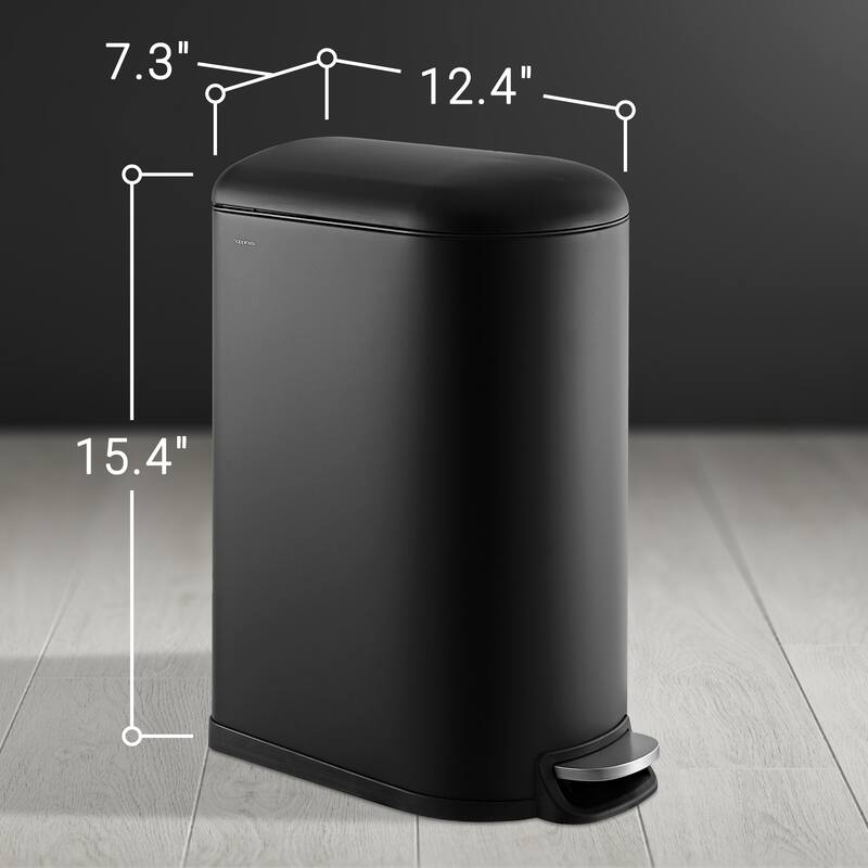 happimess Roland Mini Step-Open Trash Can