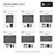 preview thumbnail 14 of 13, STYLISH 42 inch Stainless Steel 16G 70/30 Double Bowl Workstation Sink Dura-Tek