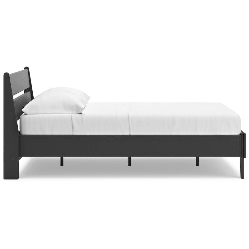 Signature Design by Ashley Socalle Black Panel Platform Bed