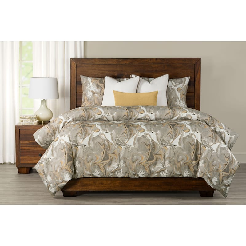 Siscovers Wanderlust Marble Print Duvet Set