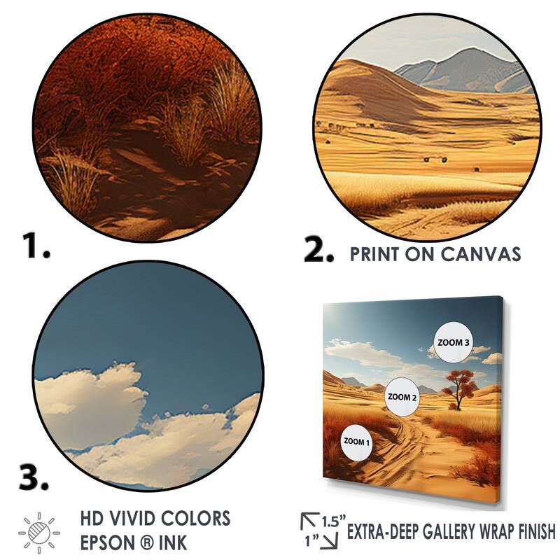 Designart "Nevada Native Spirit Plains " Native American Art Wall Art