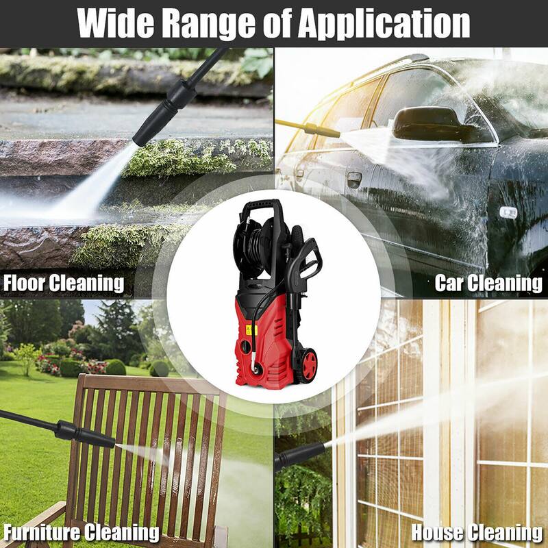 Costway 2030PSI Electric Pressure Washer Cleaner 1.7 GPM 1800W with - See Details