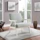 Option Smoke Fabric with Antique White Frame