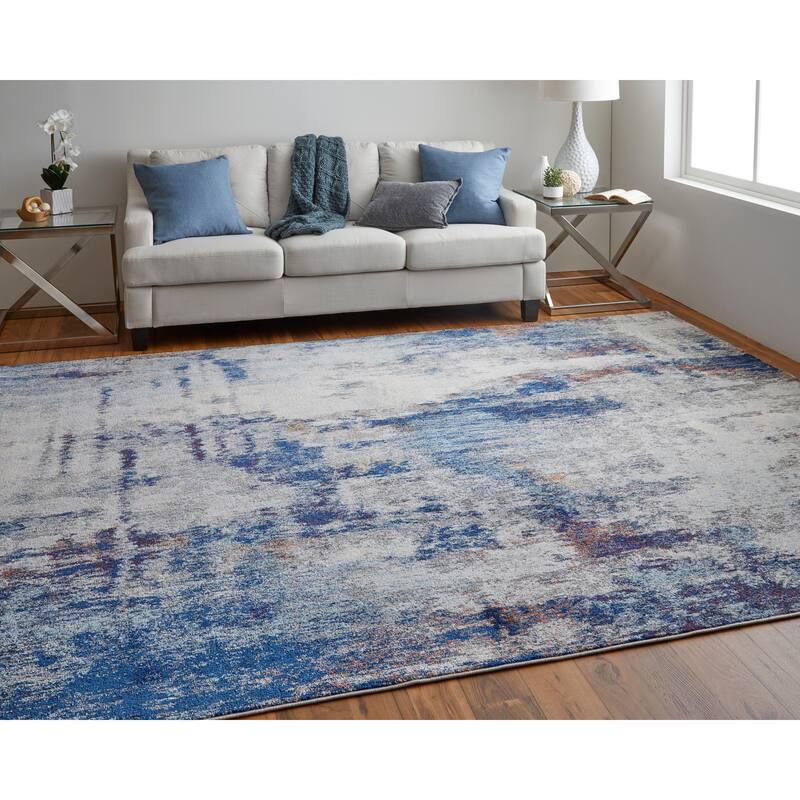 Adelmo Power Loomed Contemporary Area Rug