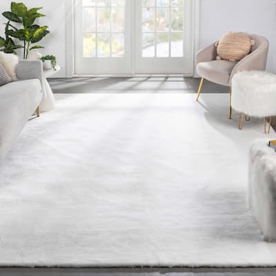 Well Woven Opal Crest Plush Glam Modern Area Rug