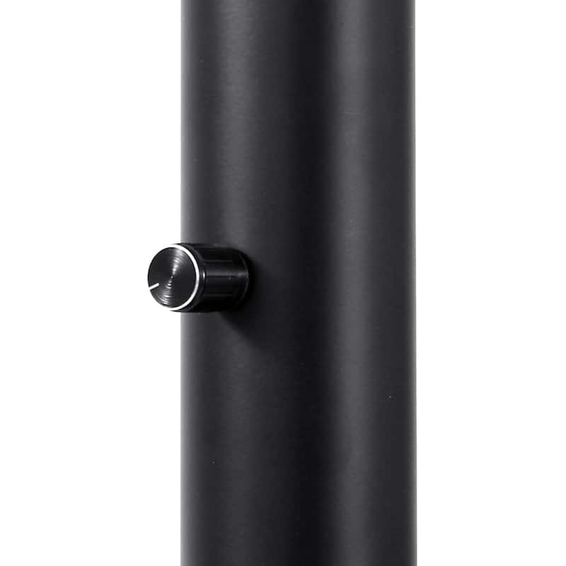 Brio 85" 3-Light Modern Gold Crystal Arc Floor Lamp - 85