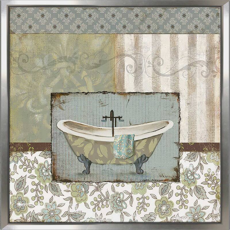 "Country Style Bath I" Print on Floating Canvas