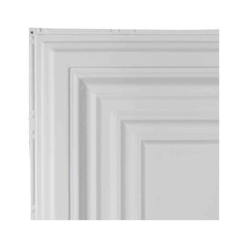 Great Lakes Tin Detroit Lay-in Ceiling Tile - Gloss White - Sample