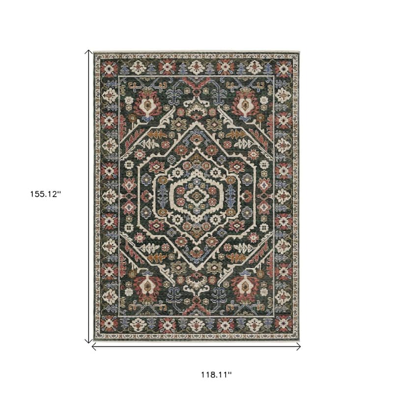HomeRootsFloral Traditional Runner Area Rug