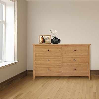 Willow Six Drawer Dresser, Caramelized