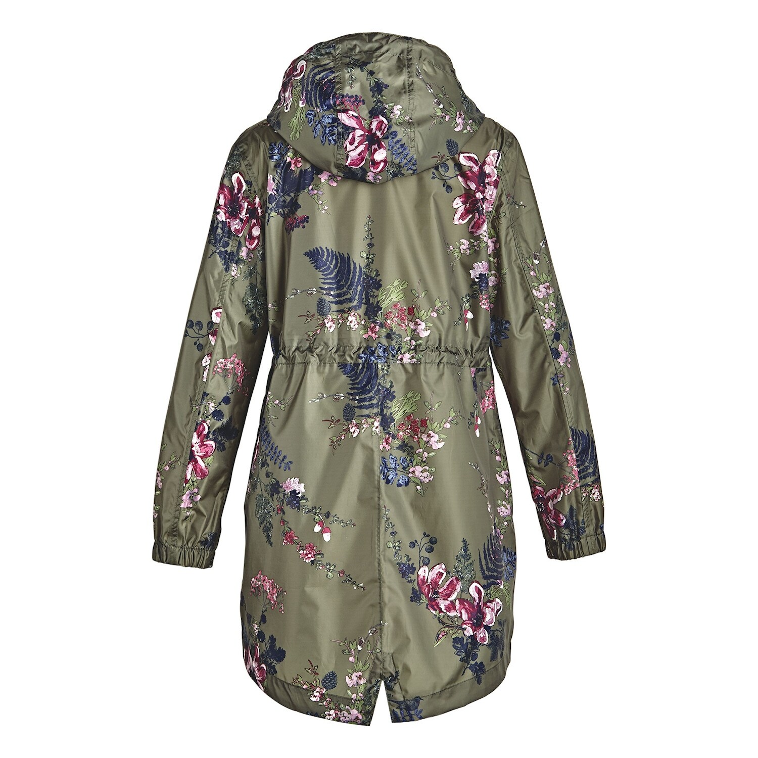 Joules green sales floral raincoat