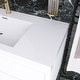 preview thumbnail 128 of 191, Wood Wall-Mounted Bathroom Vanity with Sink and Soft Close Drawers