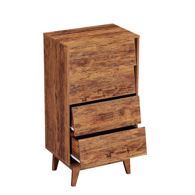 Vintage-style 4 Drawer Double Dresser