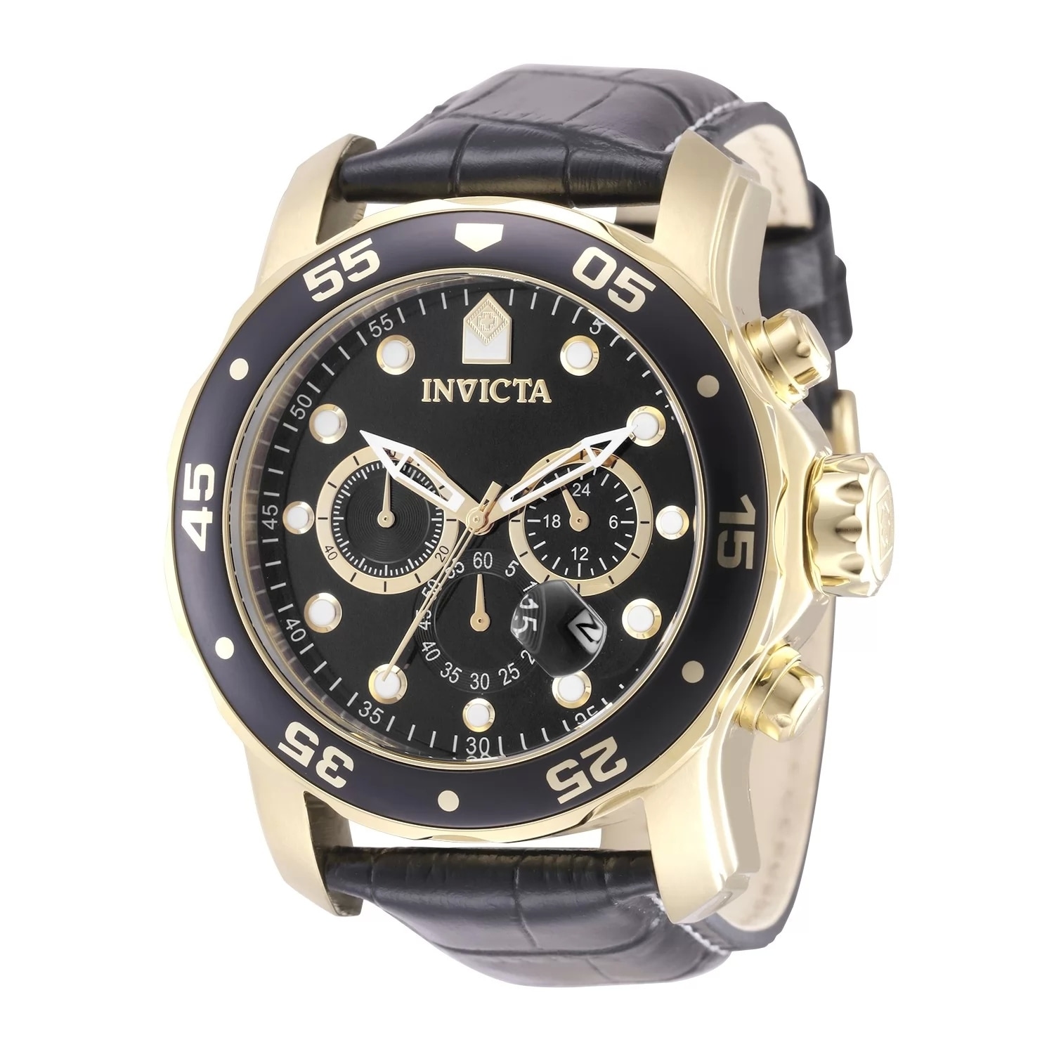 Invicta Men's 49833 Pro Diver Quartz VD53 Brass Dial Watch